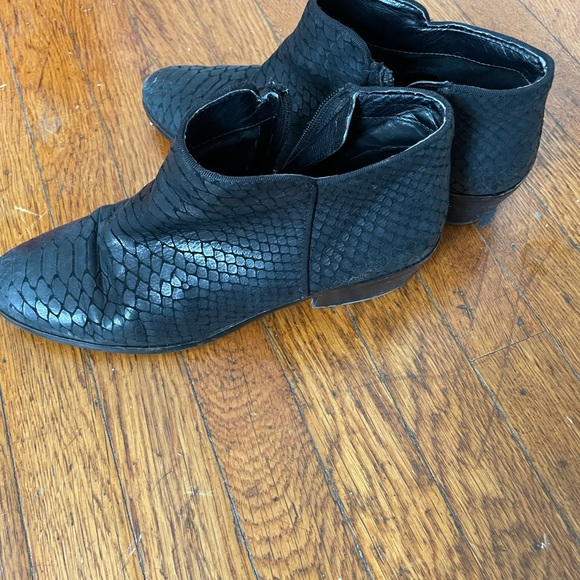 Sam Edelman - Snakeskin Ankle Booties - Picture 4 of 5